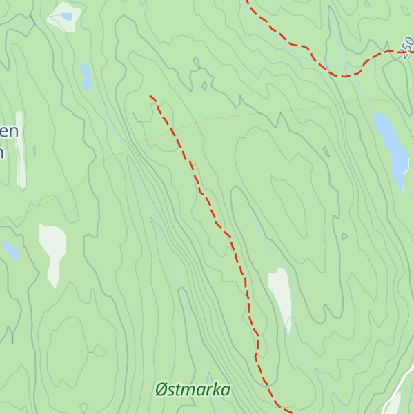 Map of Kristenseteråsen