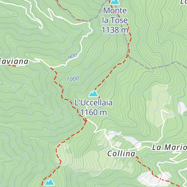 Map of L'Uccellaia