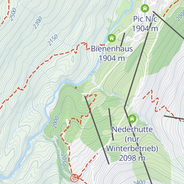 Map of Zirben Alm