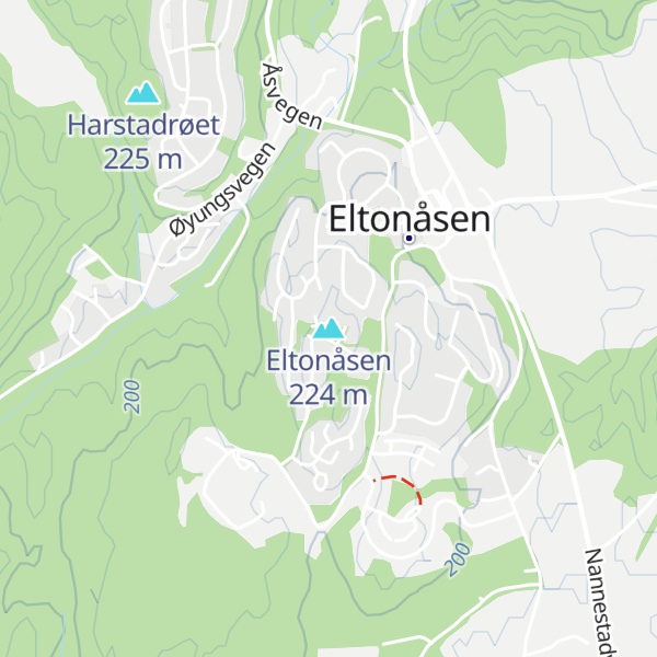 Map of Eltonåsen
