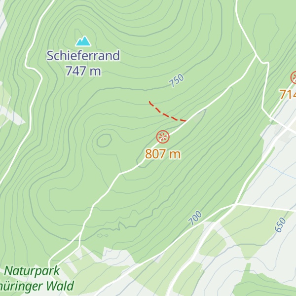 Map of Langer Berg
