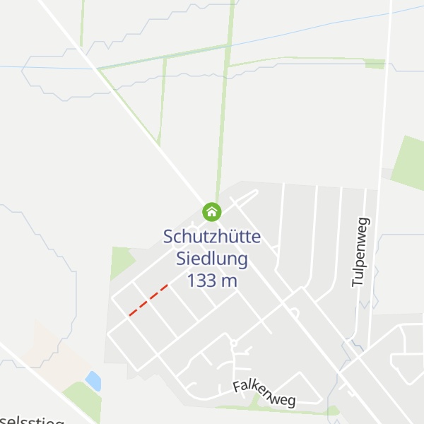 Map of Schutzhütte Siedlung