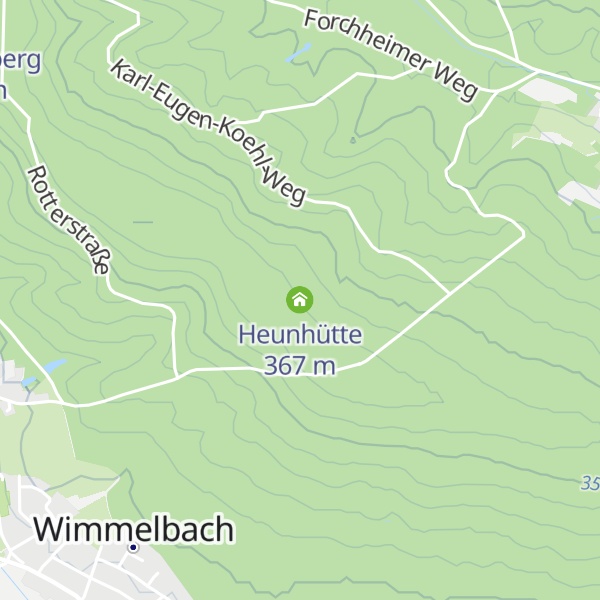 Map of Heunhütte