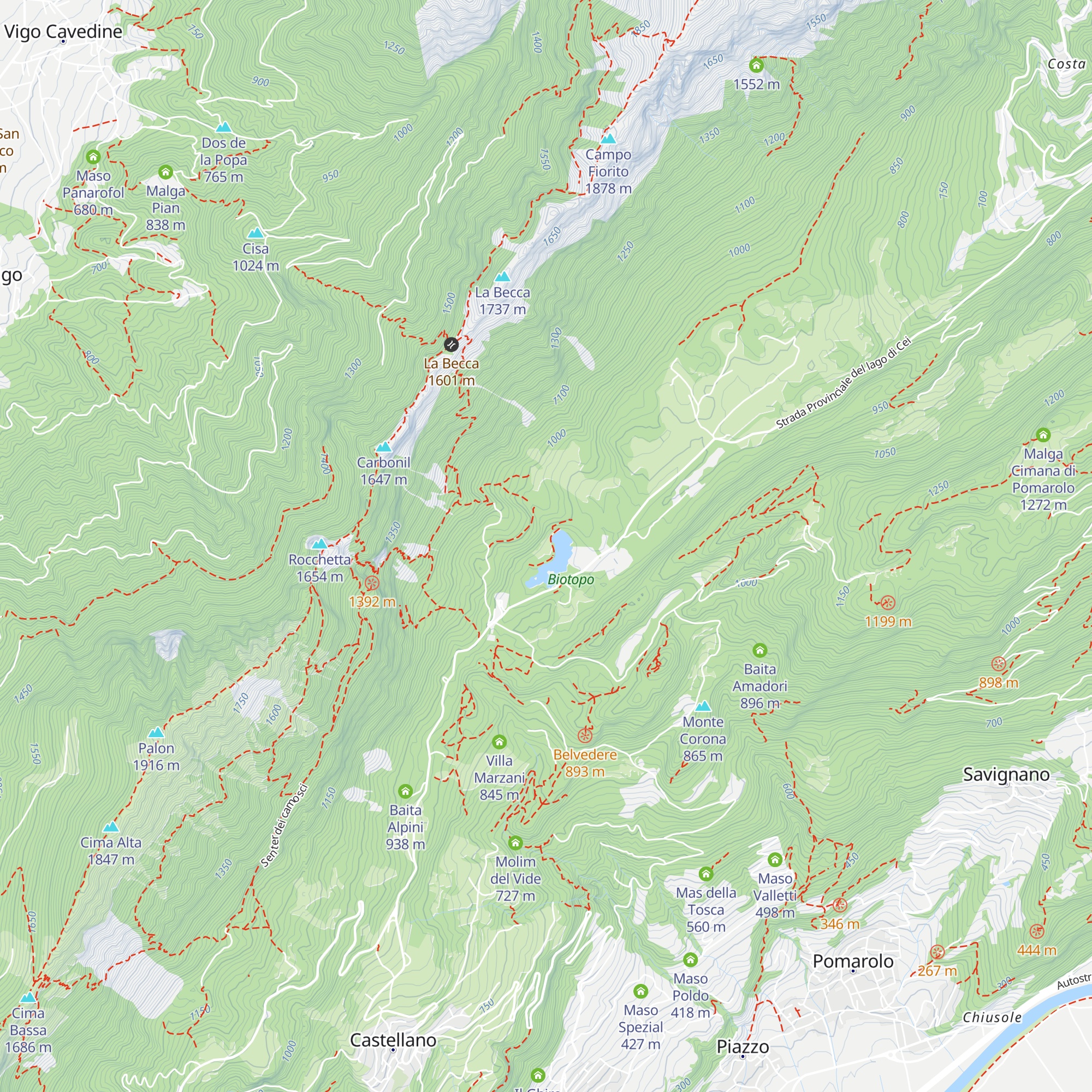 Centro Montano VVF "Le Ninfee" map