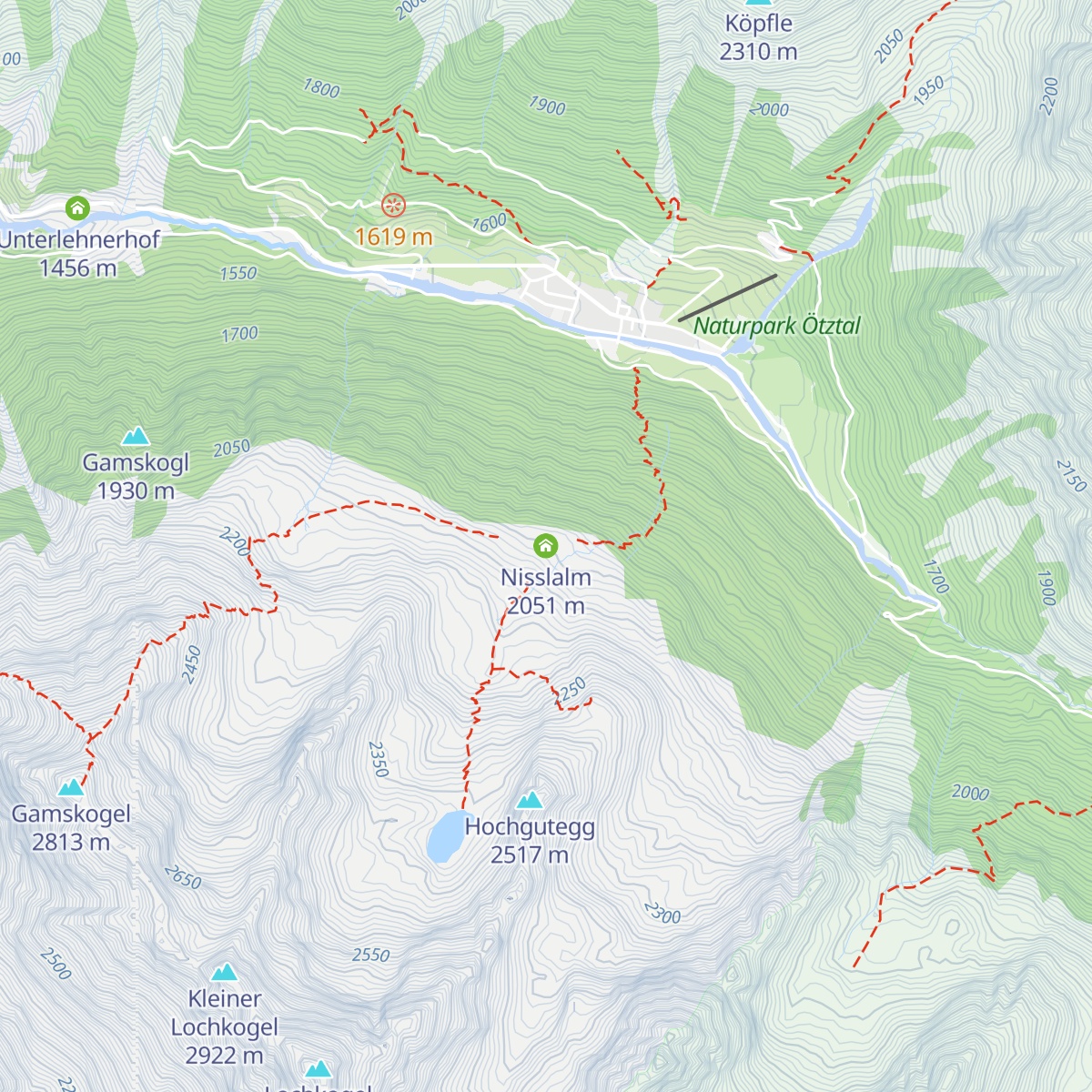 Nisslalm map
