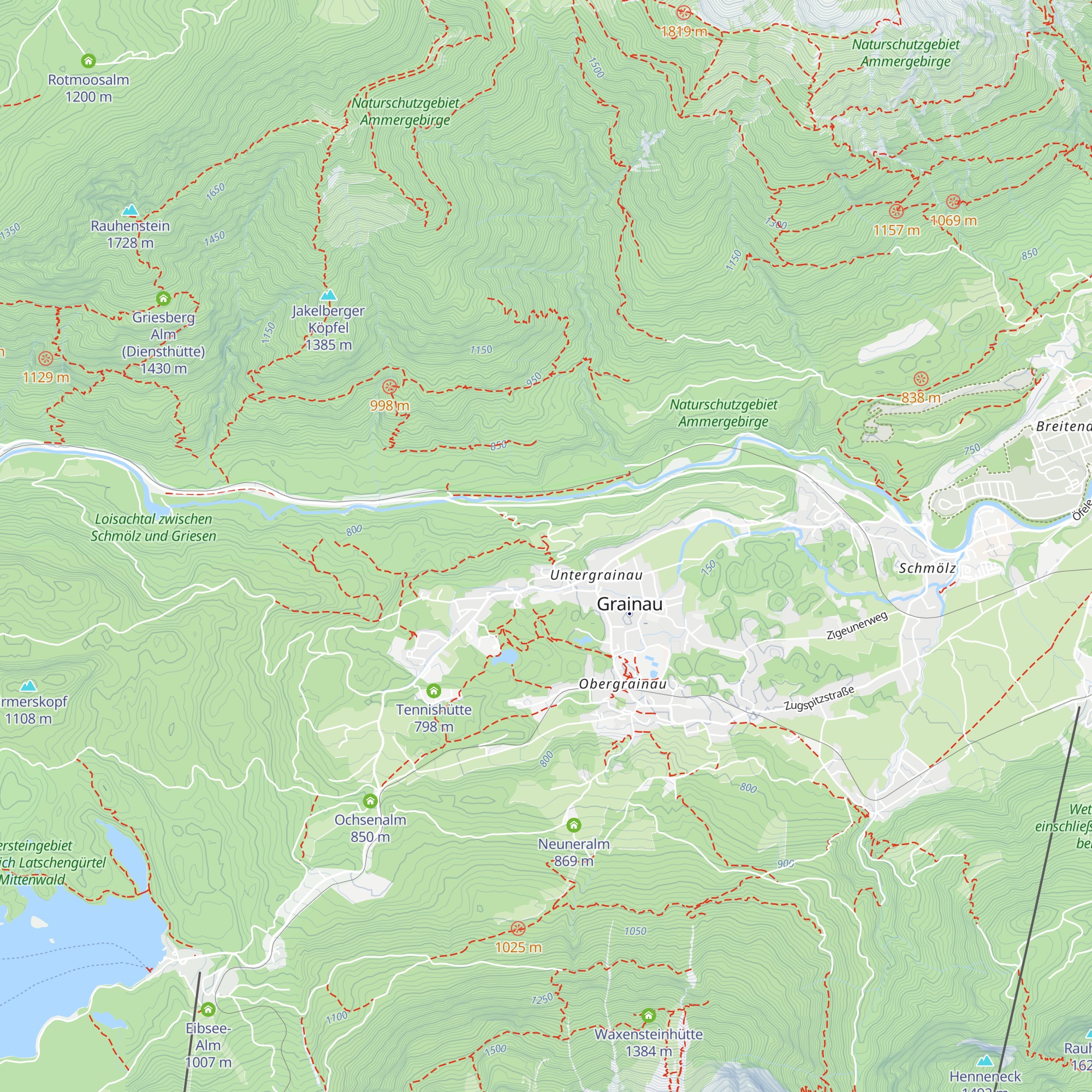 S’Hüttle map