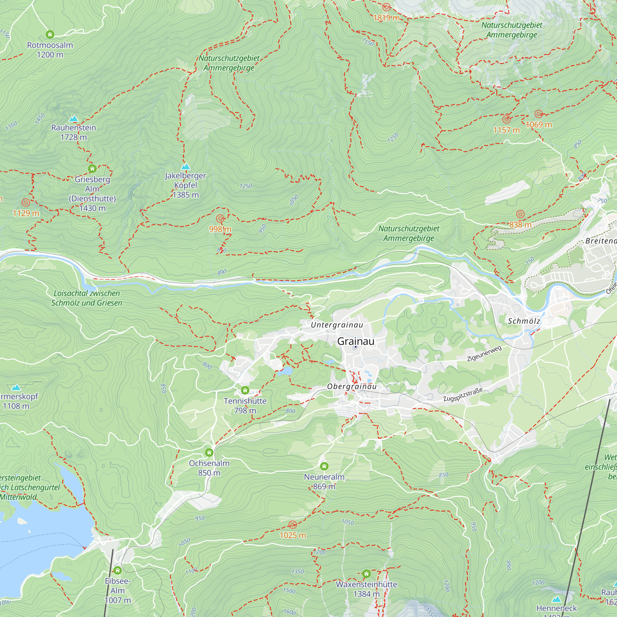 S’Hüttle map