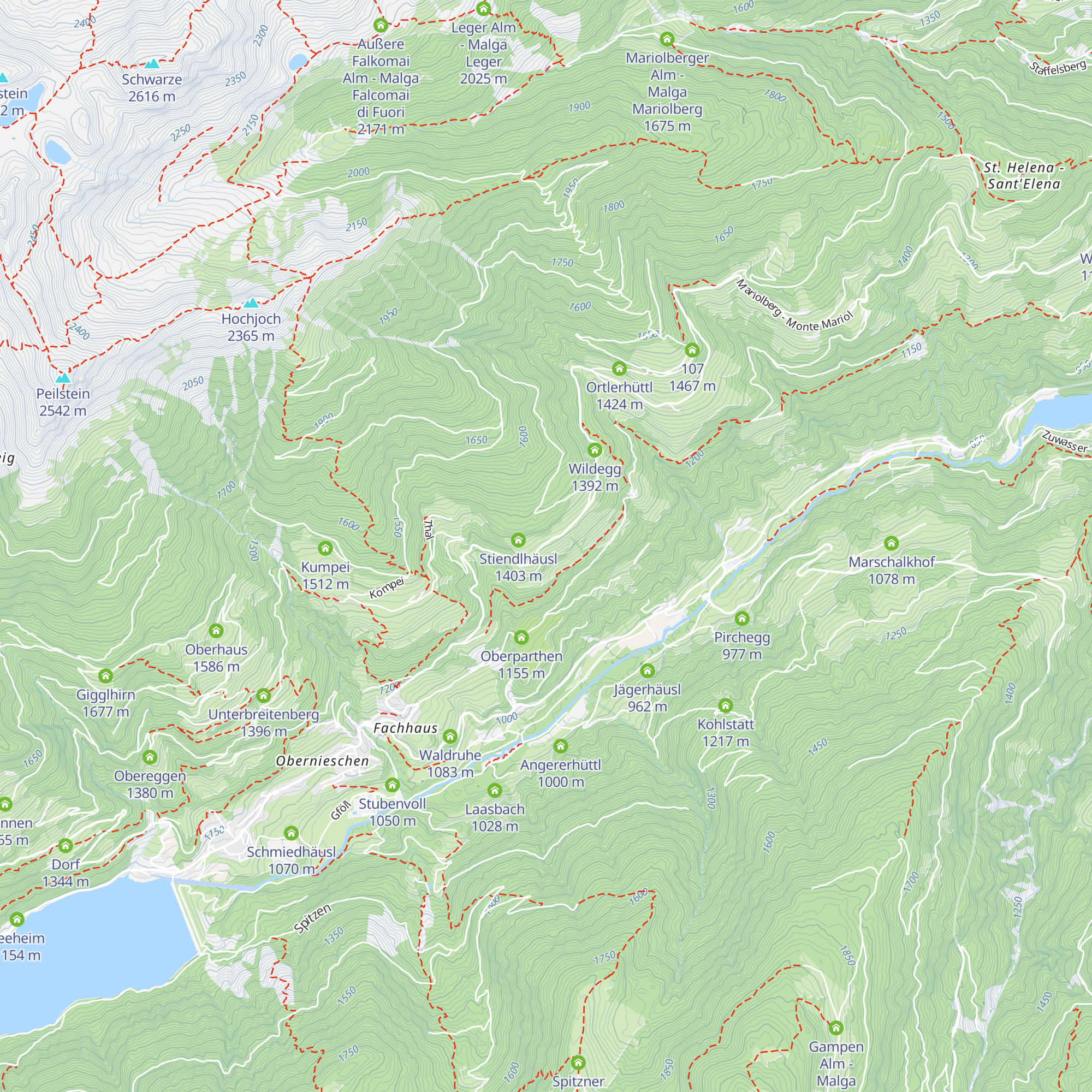 Stiendl map