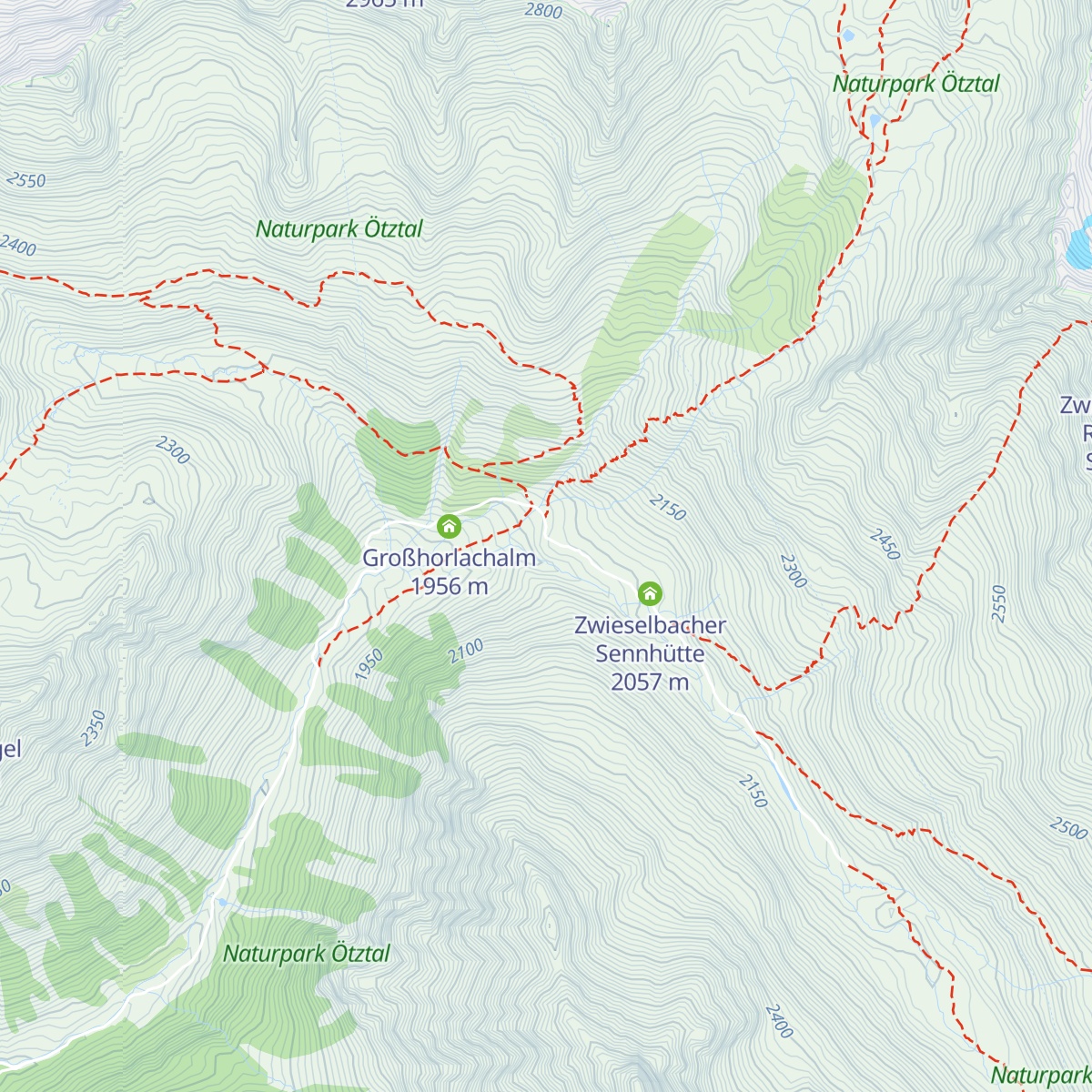 Schweinfurter Hütte map