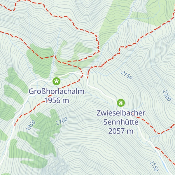 Map of Schweinfurter Hütte