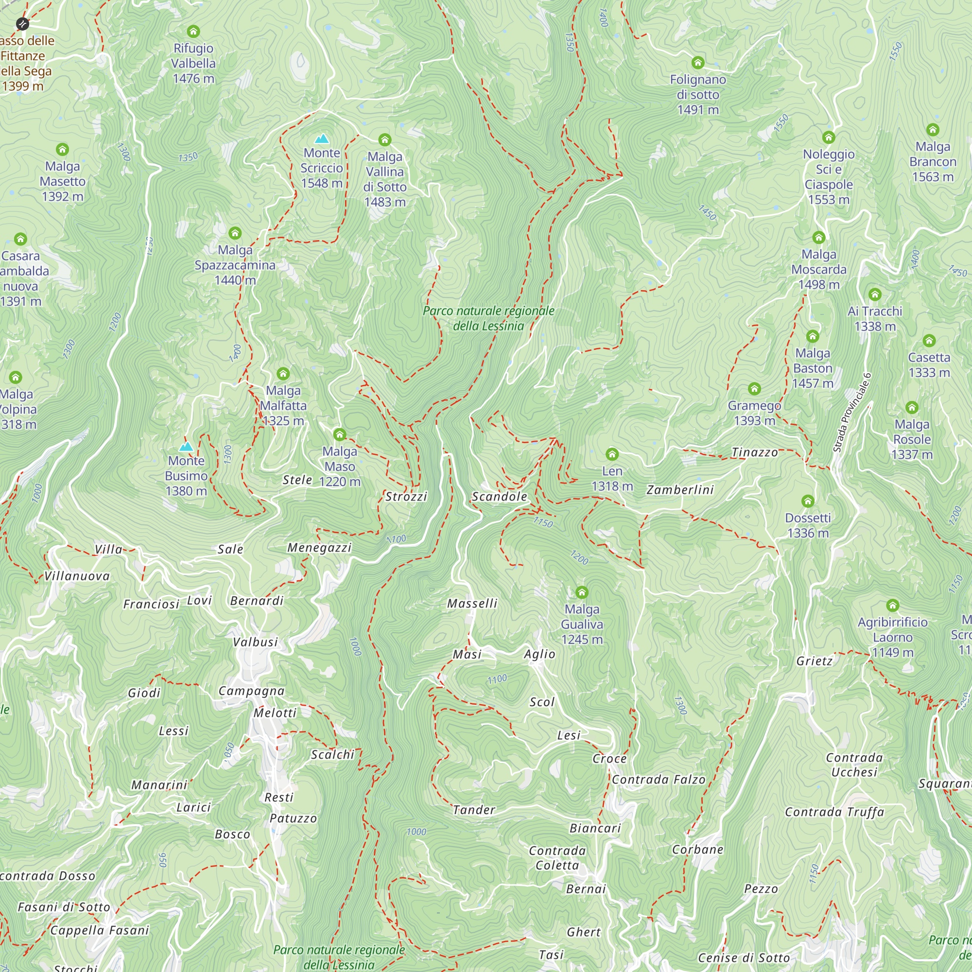 Condominio Montana map
