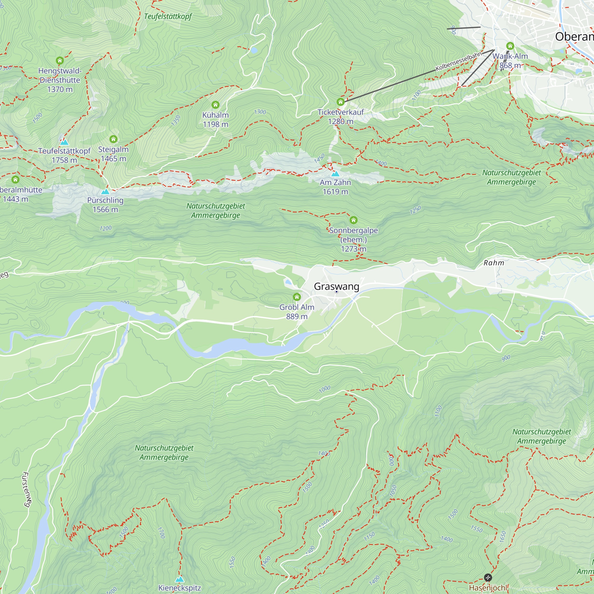 Gröbl Alm map
