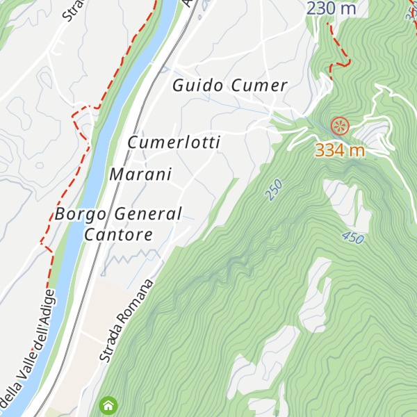 Map of Maso Rugolotta
