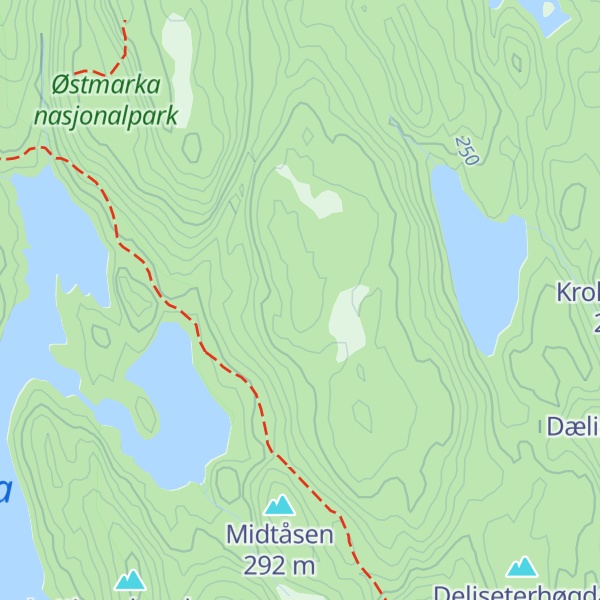 Map of Strusåsen