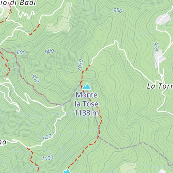 Map of Monte la Tose