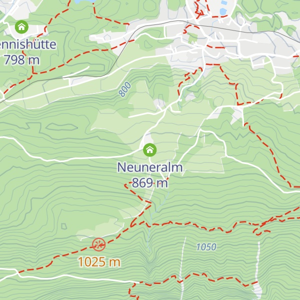 Map of Neuneralm