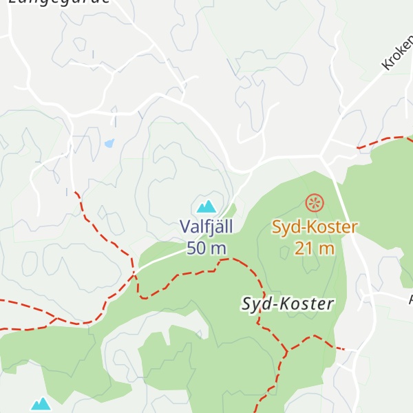 Map of Valfjäll