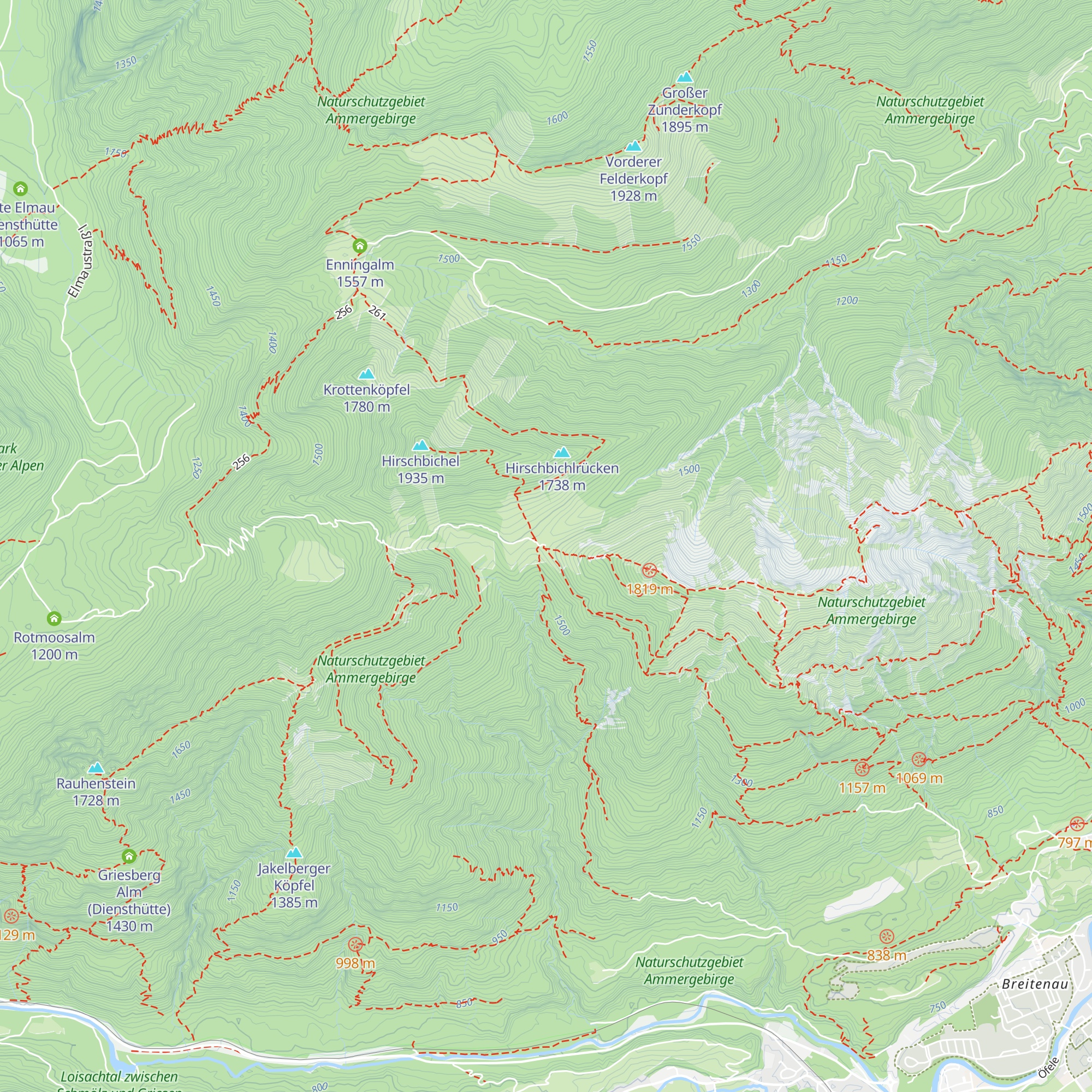 Stepbergalm map