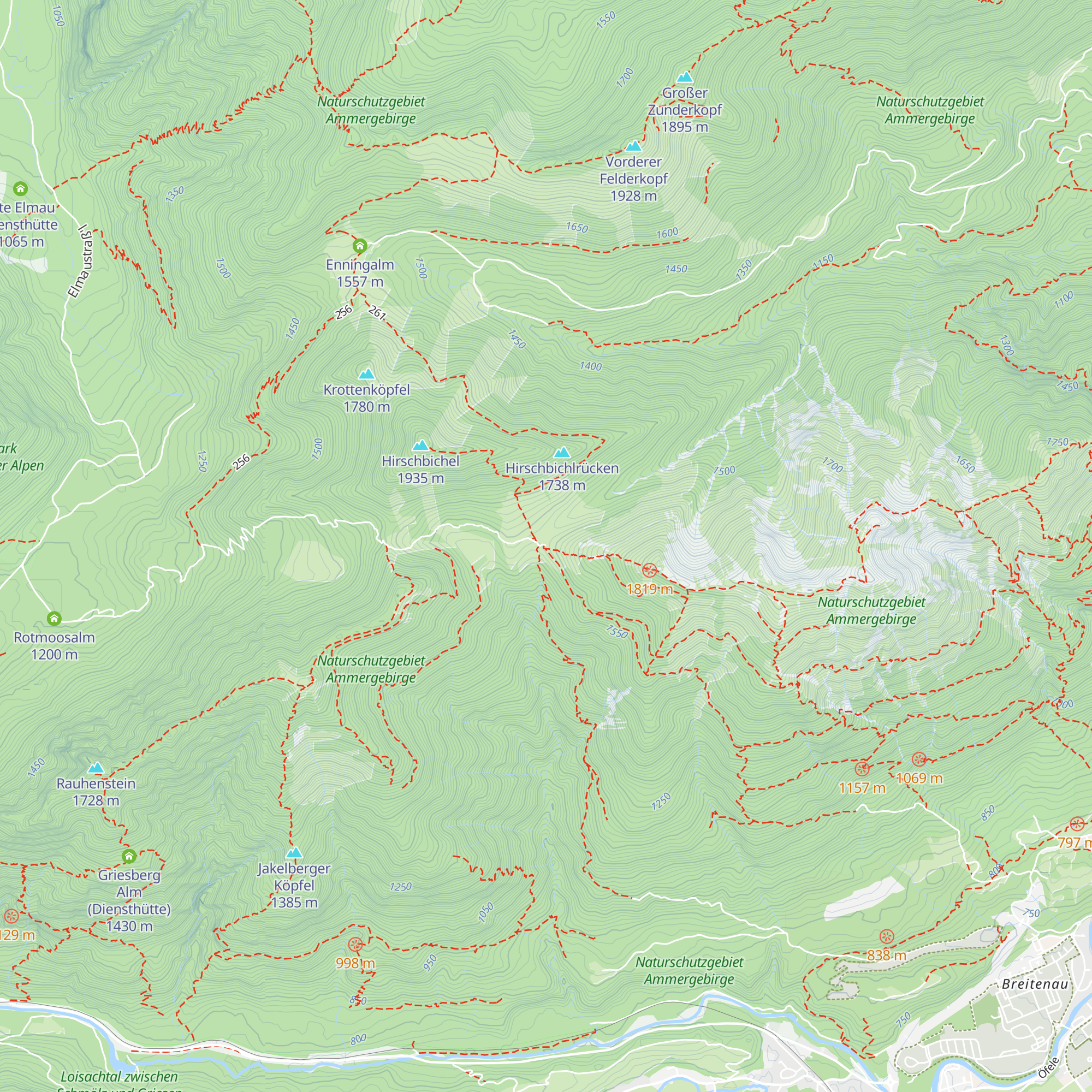 Stepbergalm map