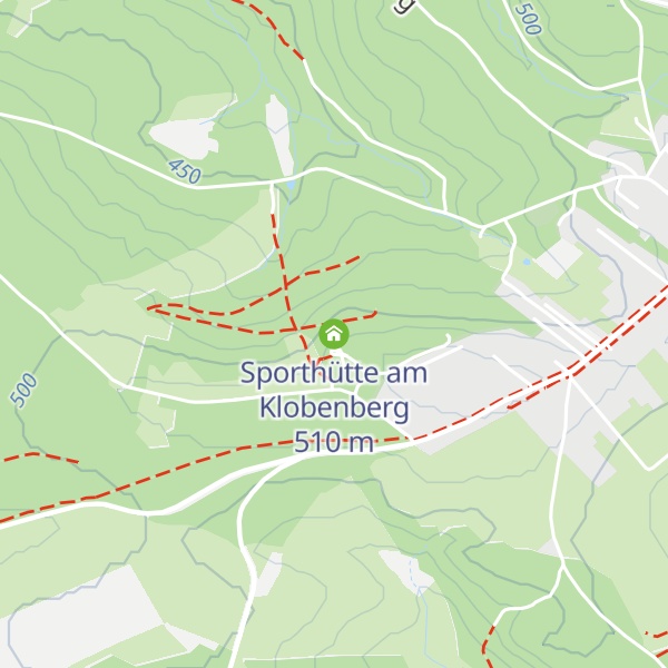 Map of Sporthütte am Klobenberg