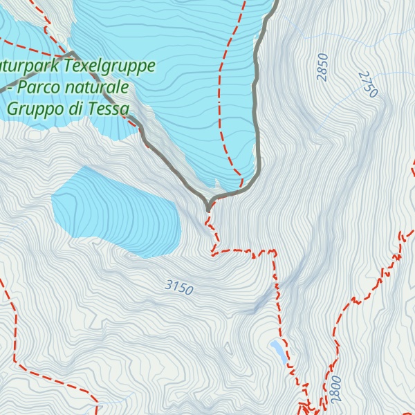 Map of Cima Altissima