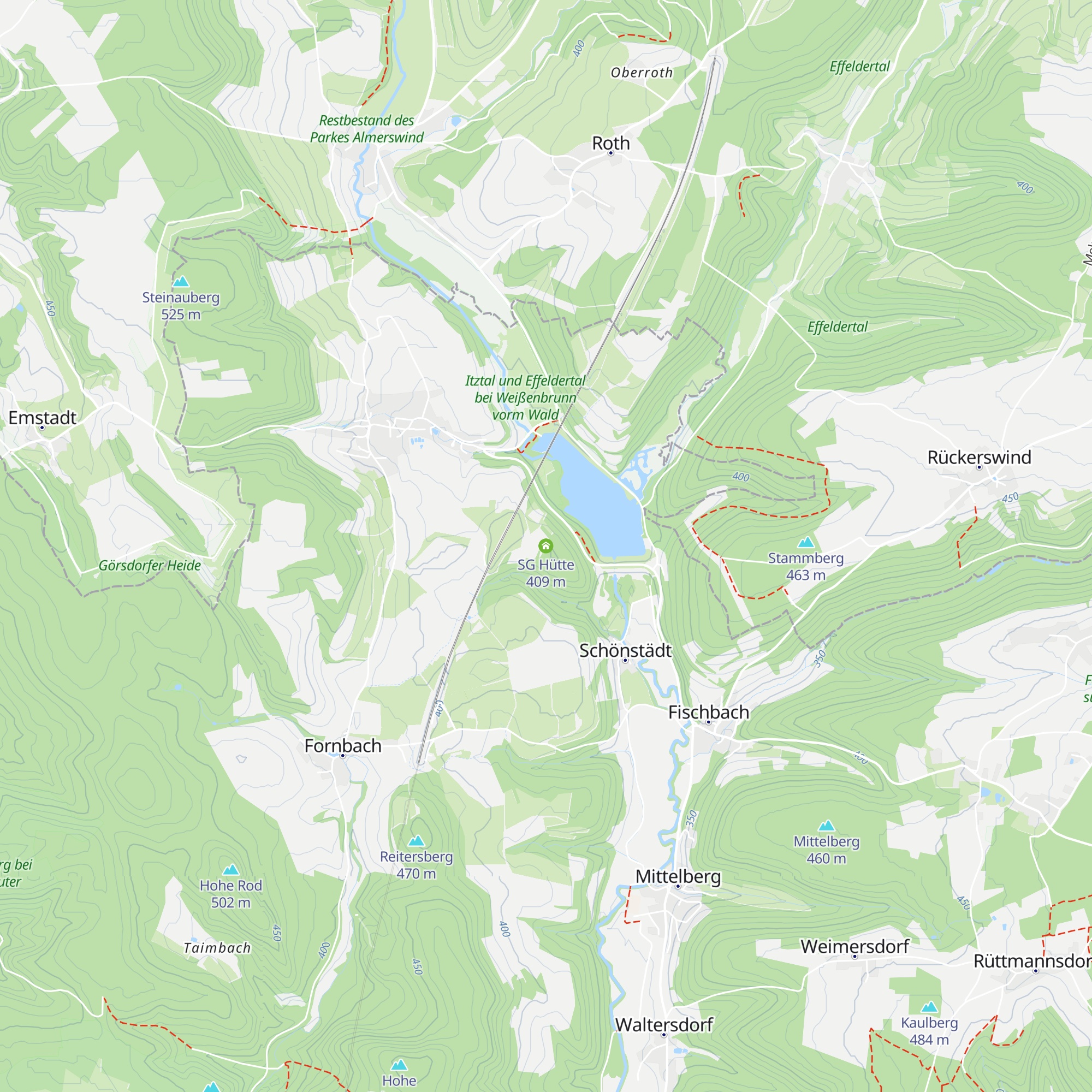SG Hütte map