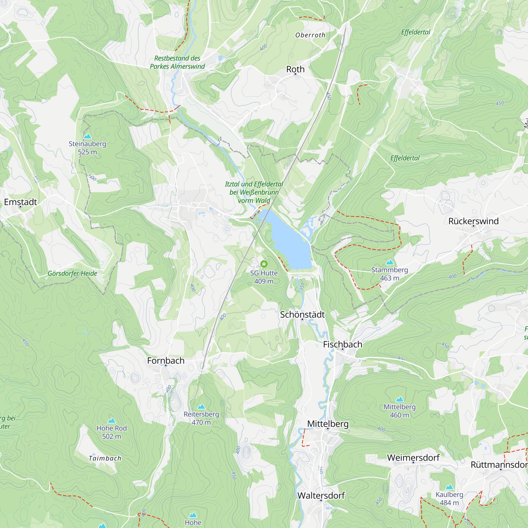 SG Hütte map