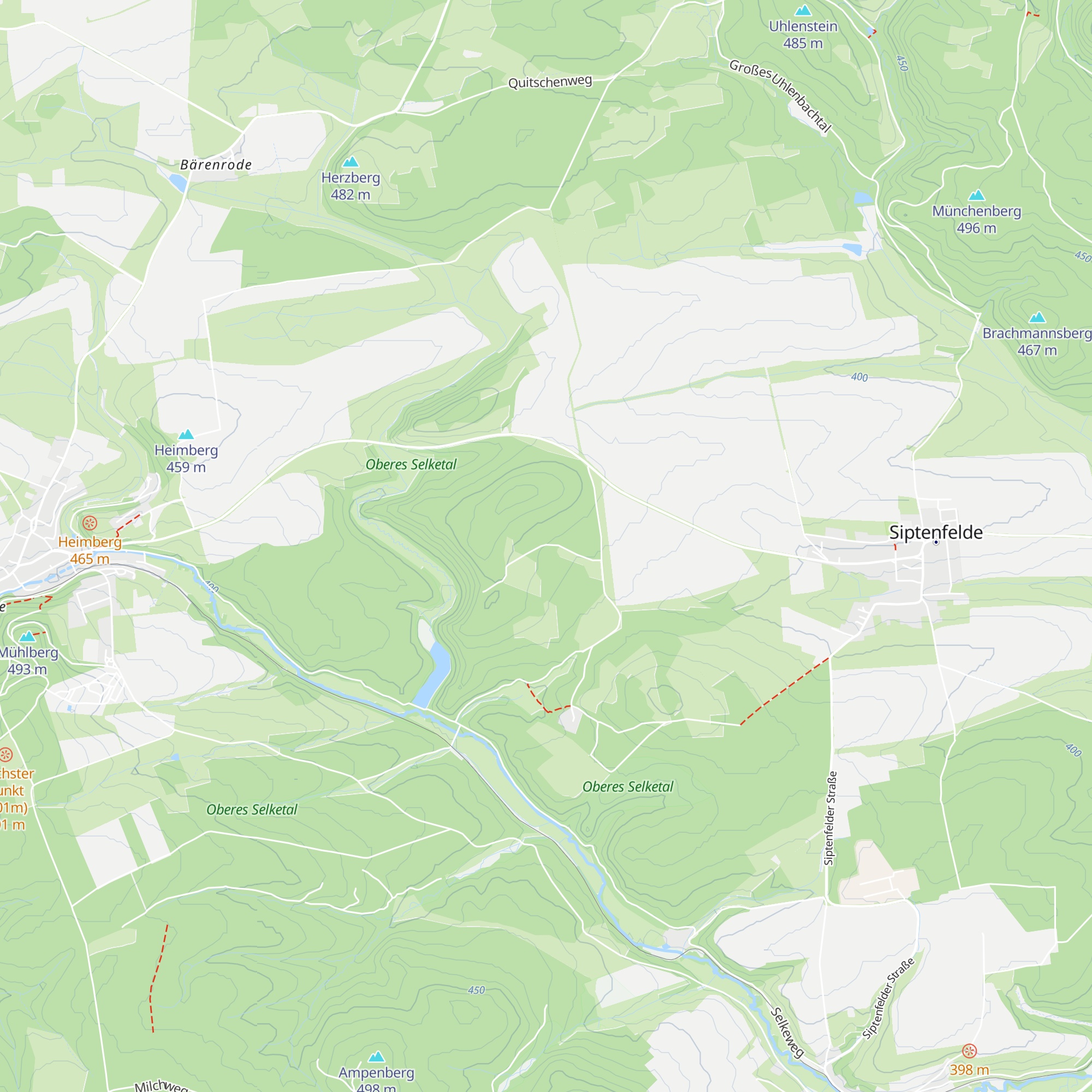 Hütte 1942 map