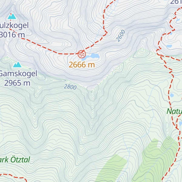Map of Gamskögele
