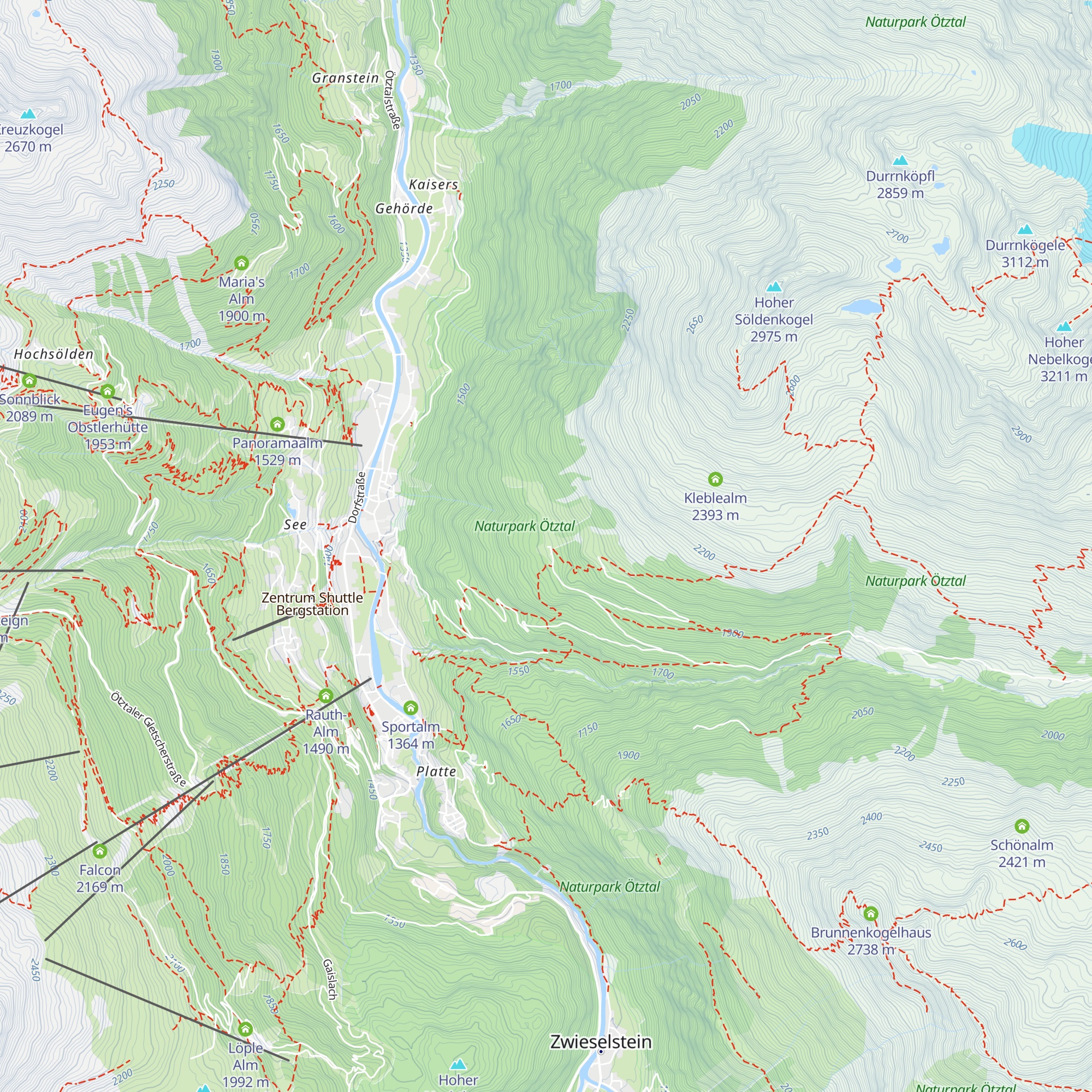 Stallwiesalm map