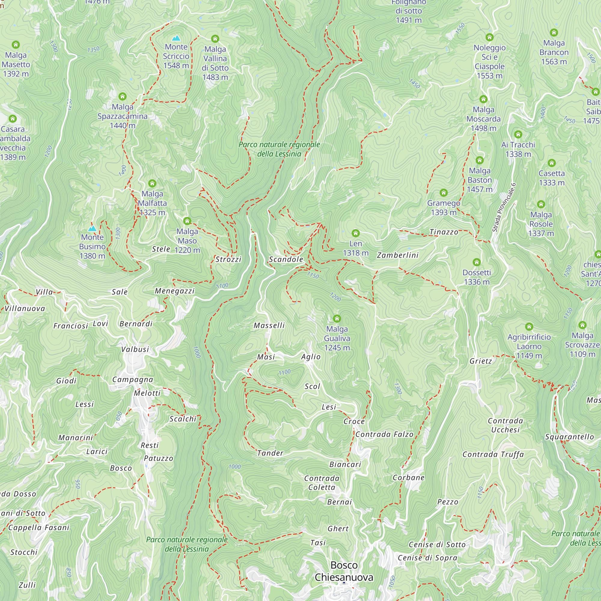 Stalla Montagnola map