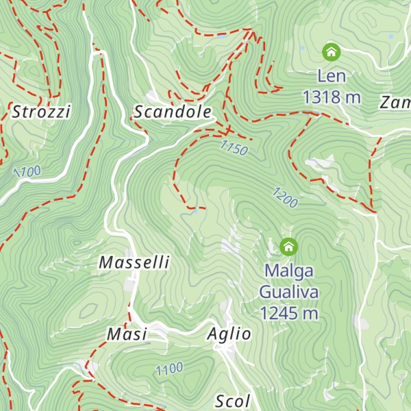 Map of Stalla Montagnola