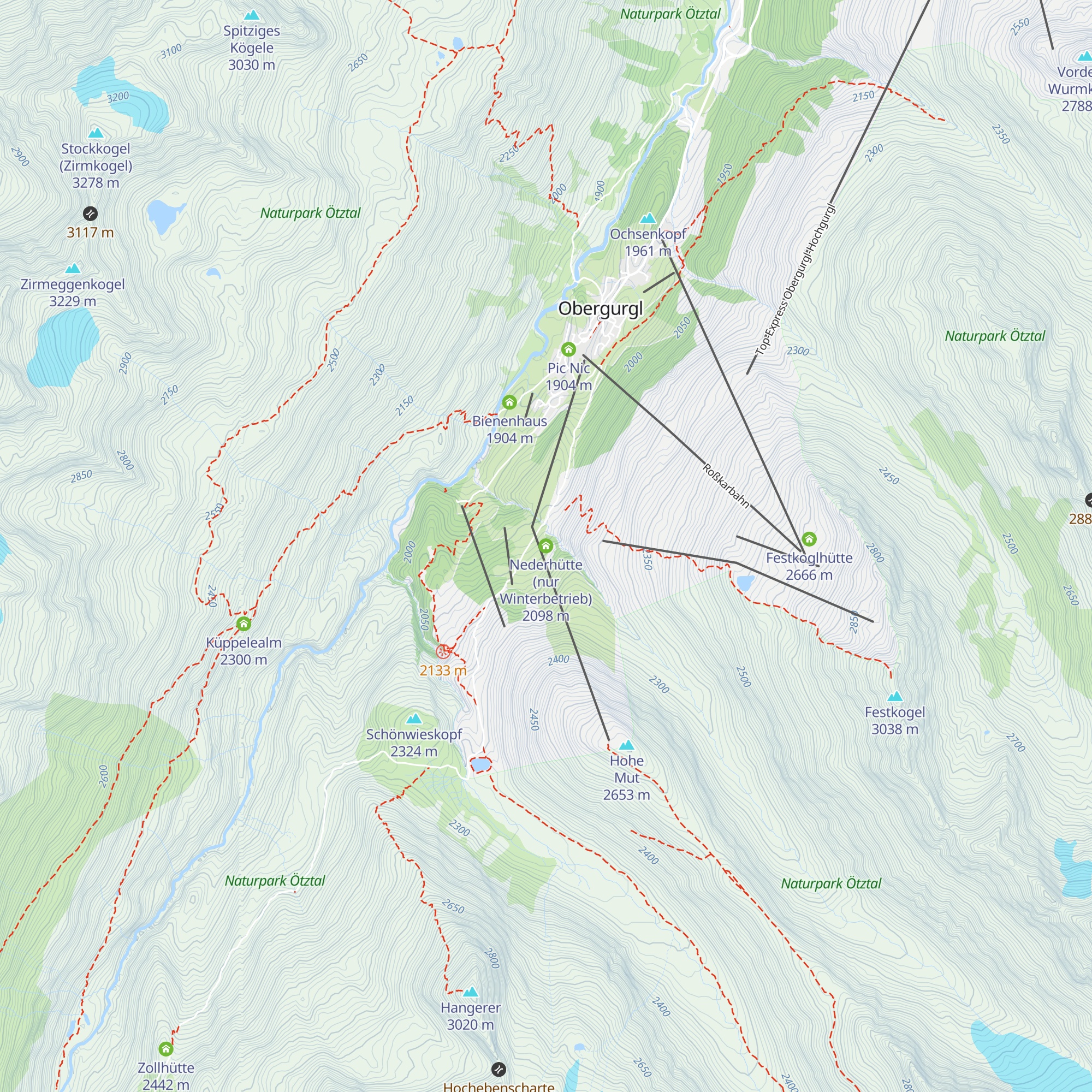 Nederhütte (nur Winterbetrieb) map