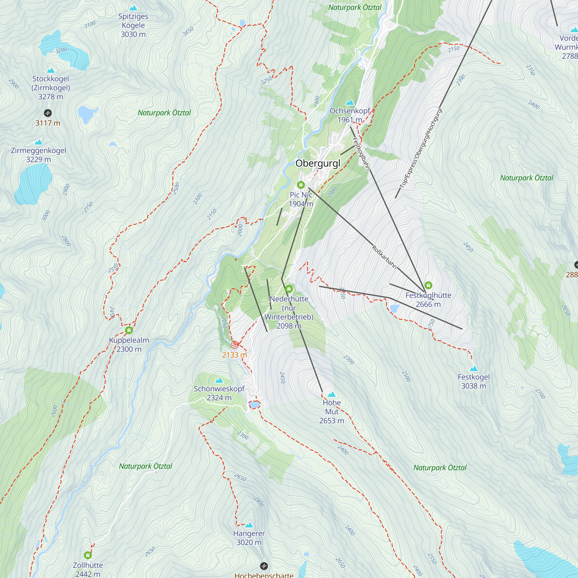 Nederhütte (nur Winterbetrieb) map