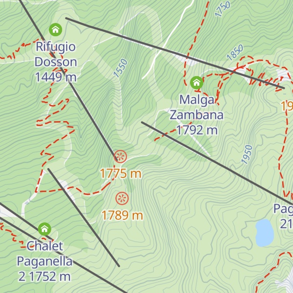 Map of Albi de Mez