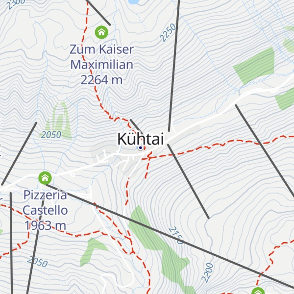 Map of Touristinfo- cash desk