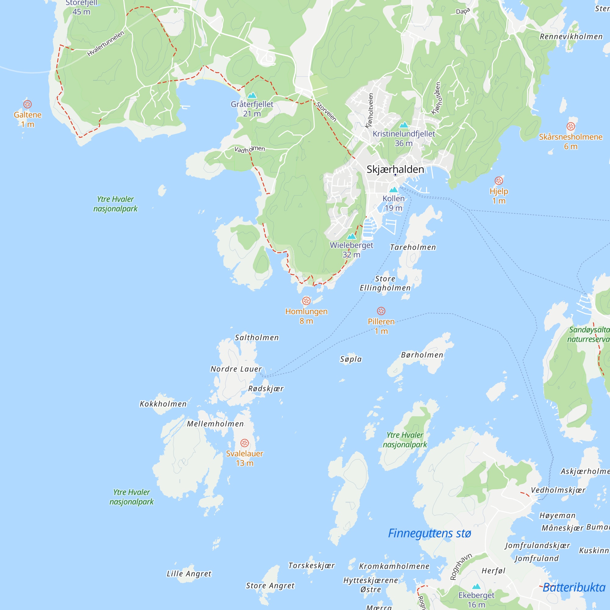 Homlungen fyr map