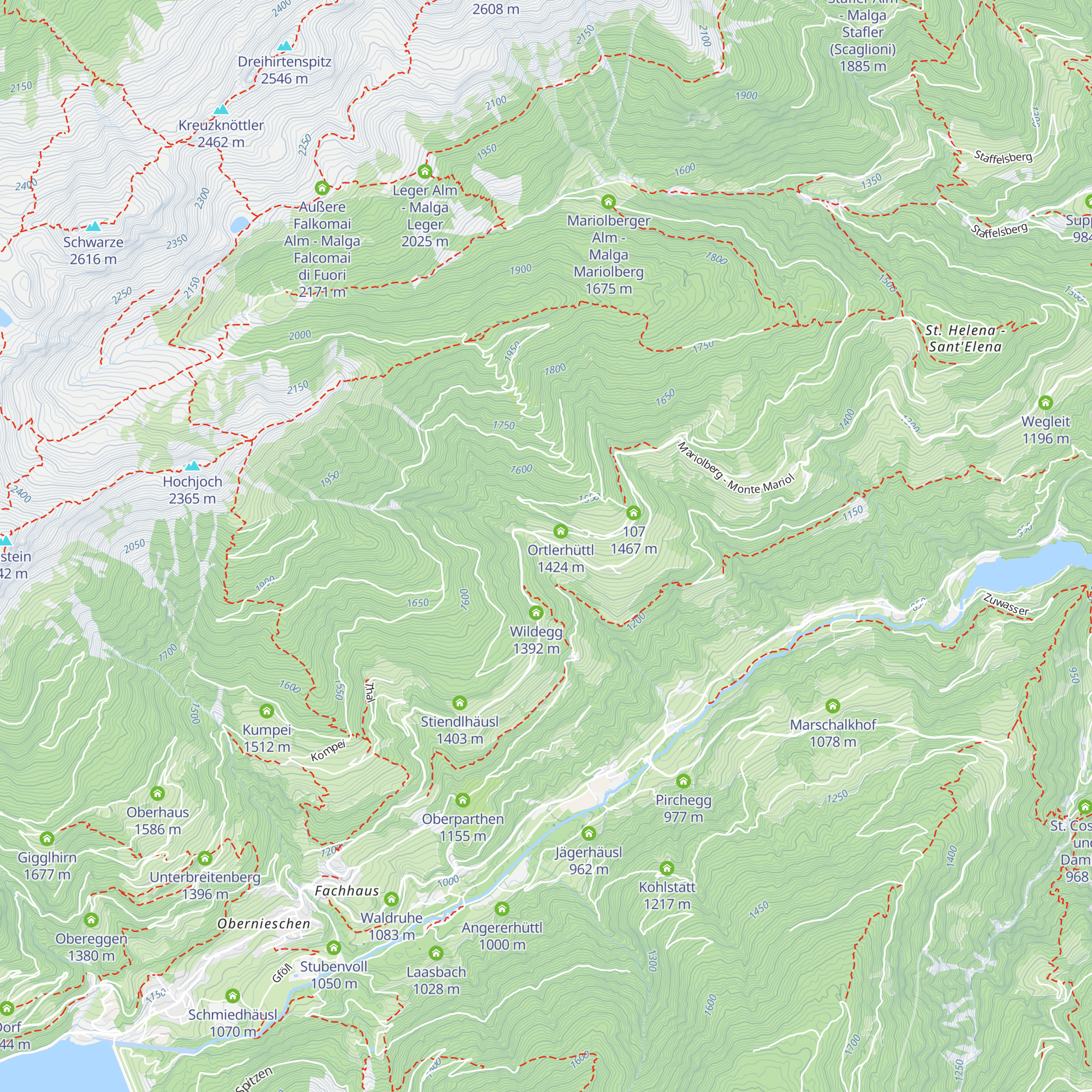 Ausserbach map