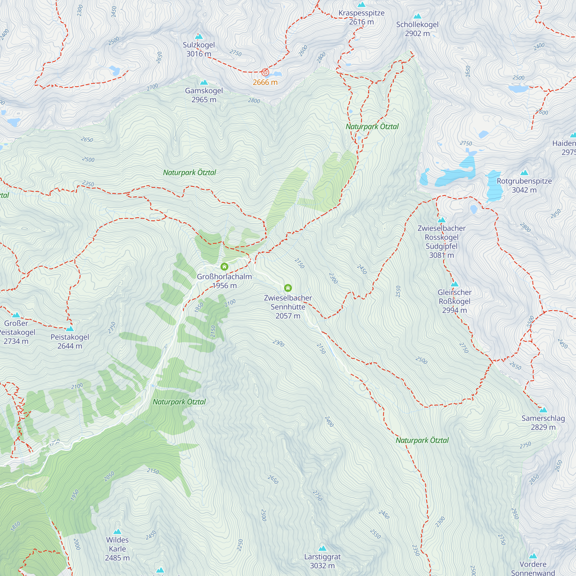 Zwieselbacher Sennhütte map