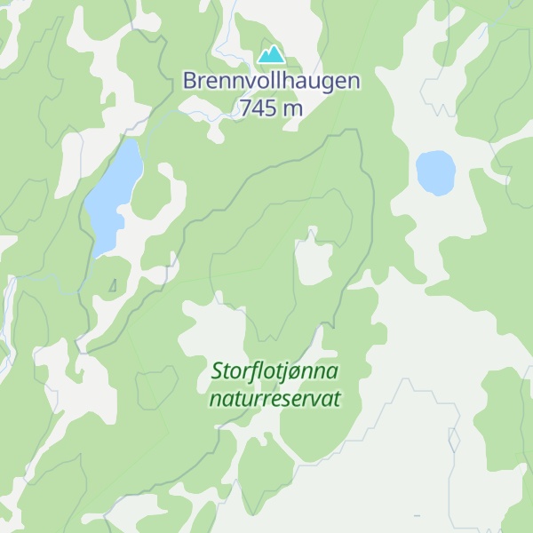 Map of Brennvollåsen