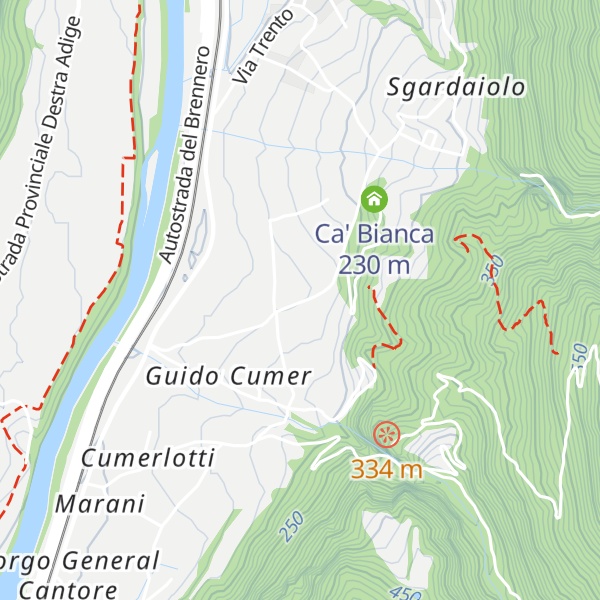 Map of Maso Pozze