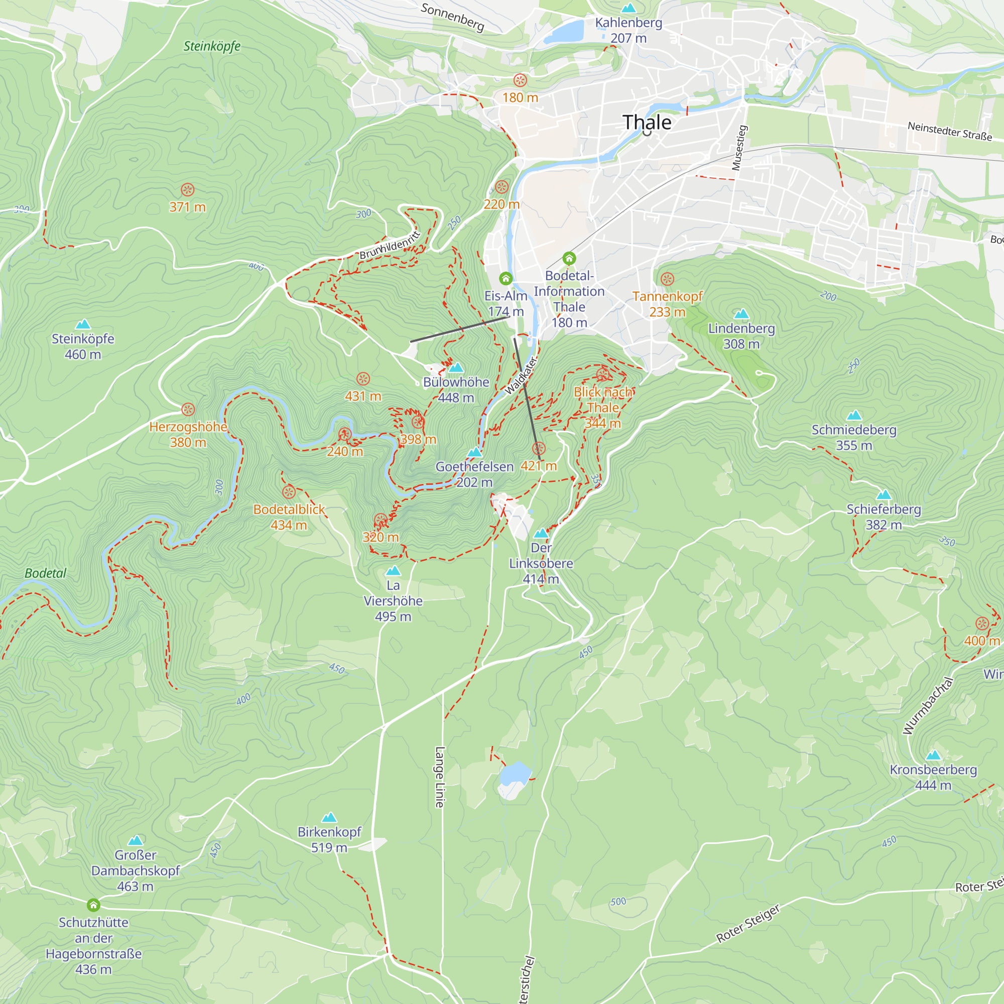 Berghütte map