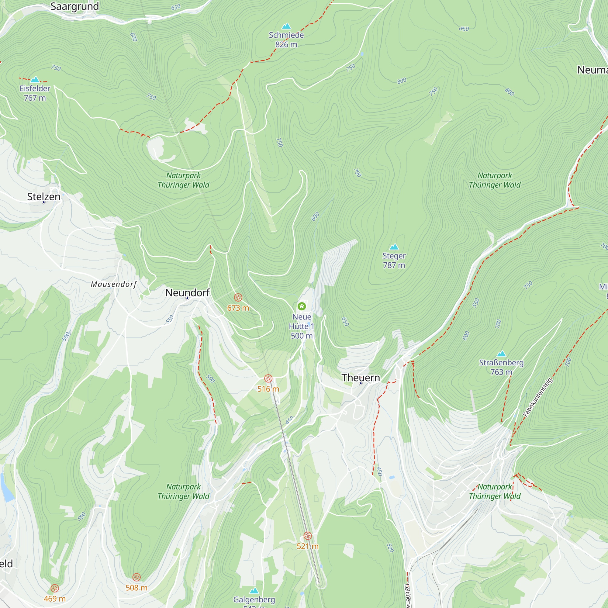 Sani-Hütte map