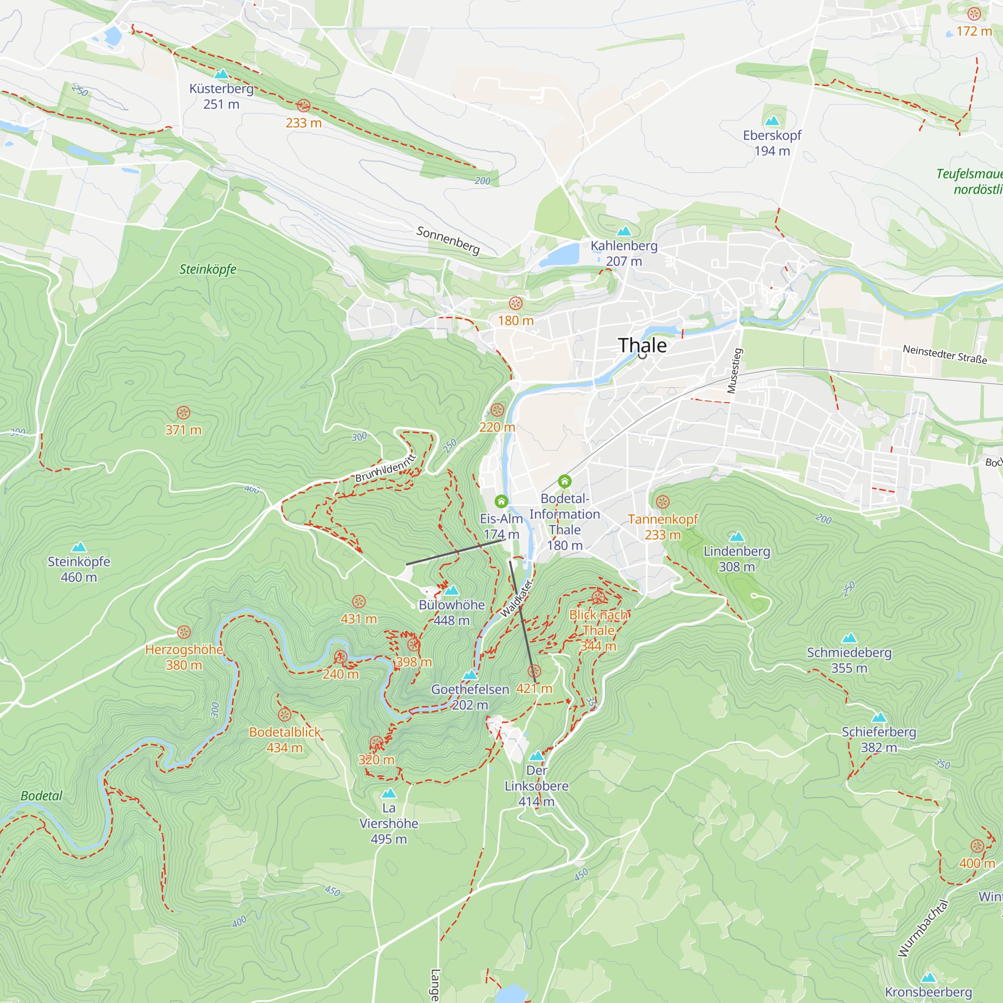 Eis-Alm map