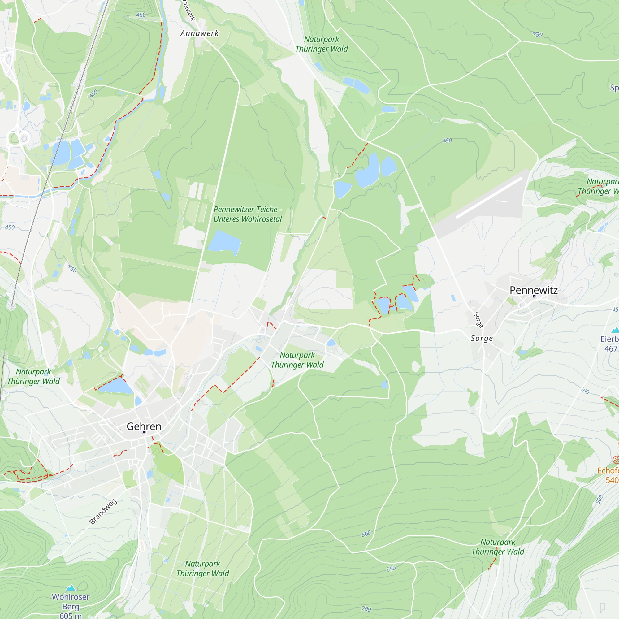 Schulberghütte map