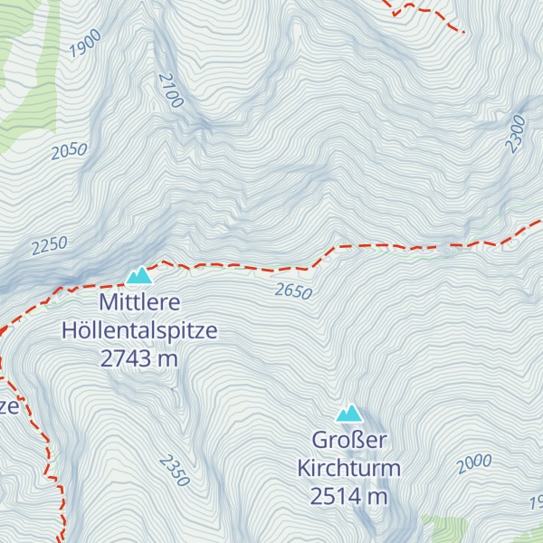 Map of Jubiläumsgrat-Biwakschachtel