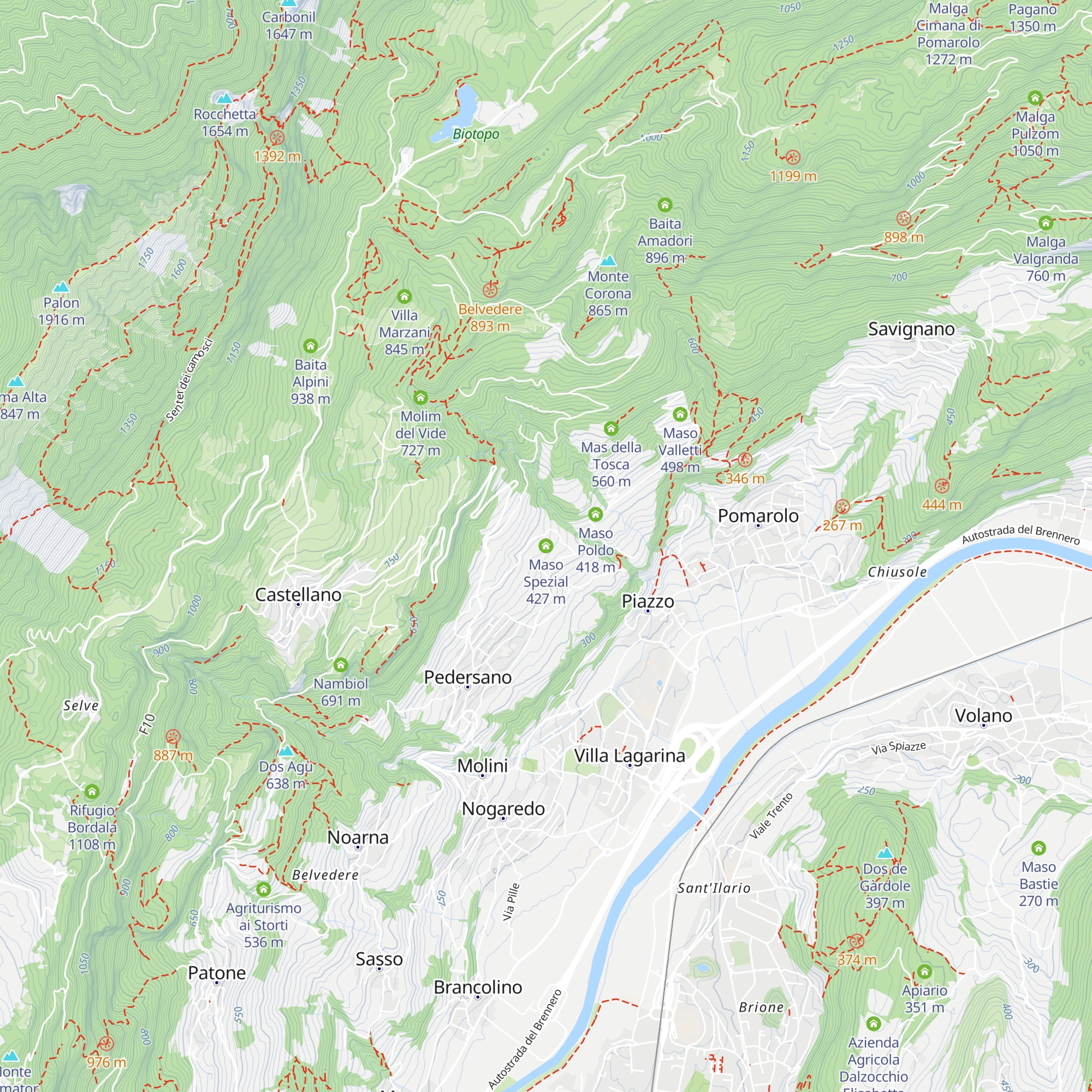 Maso Spezial map