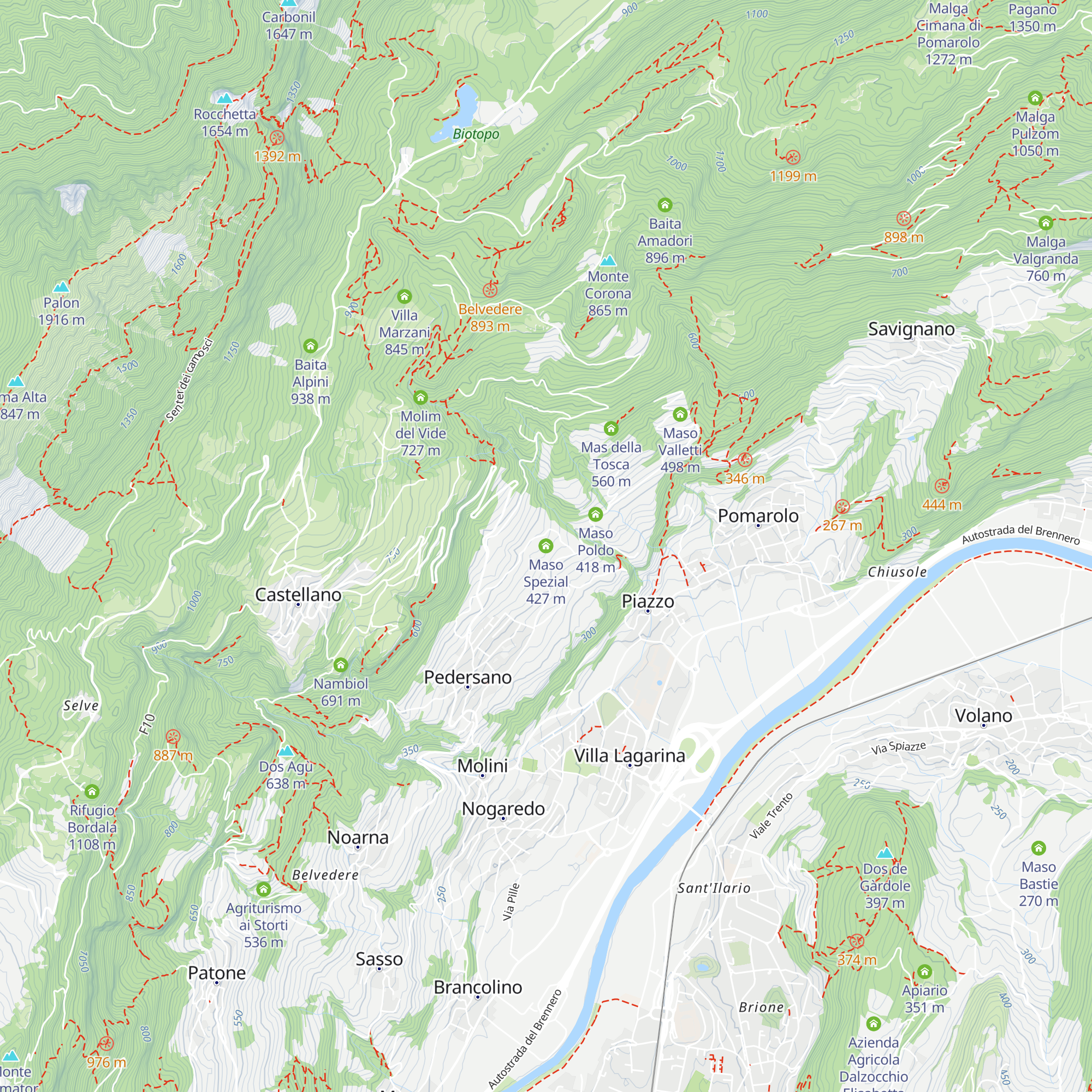 Maso Spezial map