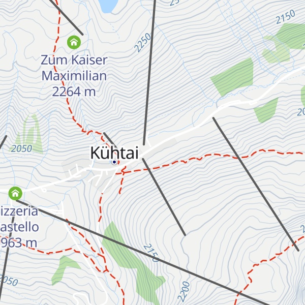 Map of Kühtaier Alm