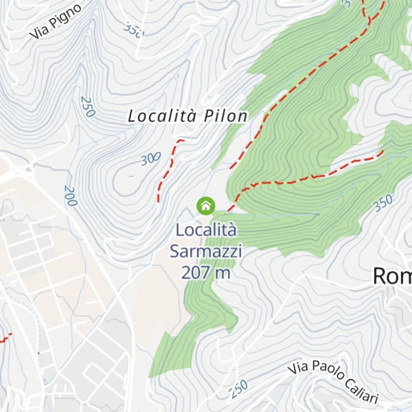 Map of Località Sarmazzi